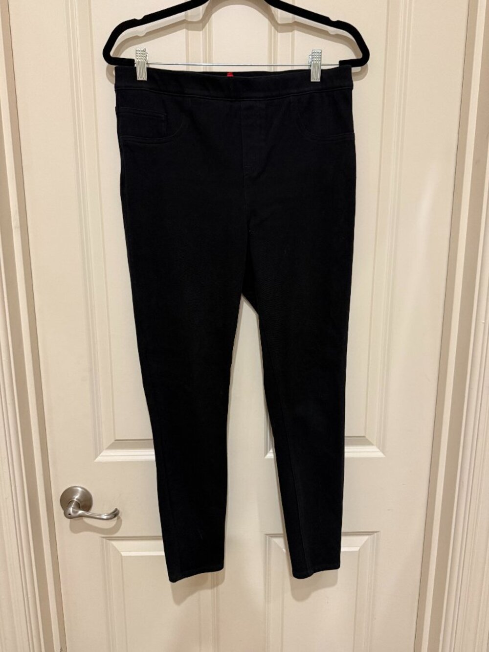 Black Spanx Jeans, Size Large, Skinny, Stretch, True to Size